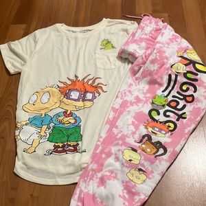 Rugrats sweatpants and top